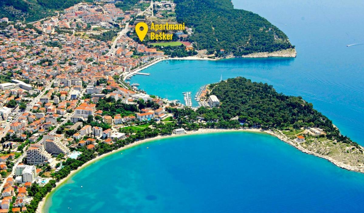 Apartments Besker Makarska Exteriör bild