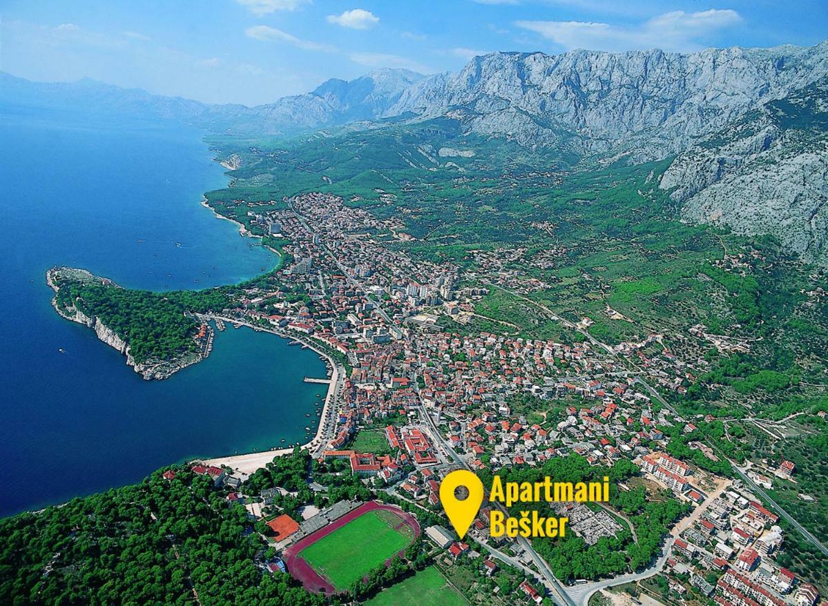 Apartments Besker Makarska Exteriör bild